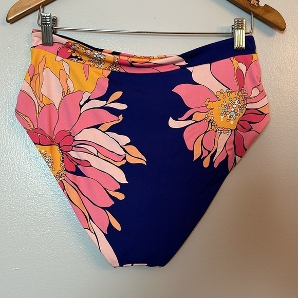 Trina Turk Breeze High Waist Swim Bottom in Multi - Picture 5 of 10